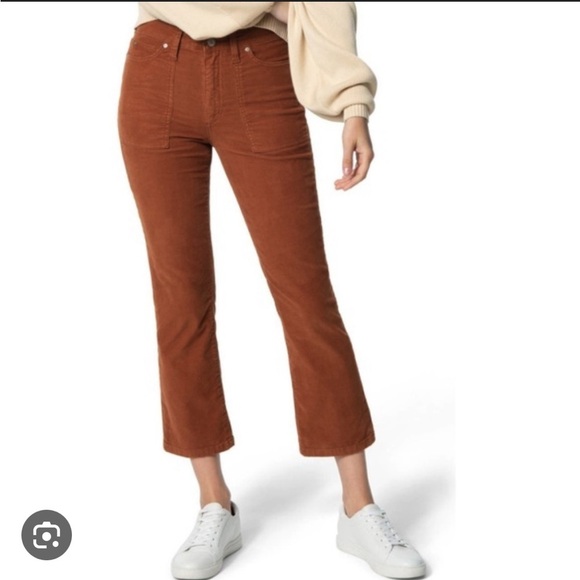 NWOT JOES JEANS THE CALLIE HIGH RISE CROPPED BOOT CORDUROY PANTS - Picture 1 of 6